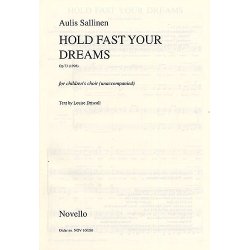 Aulis Sallinen: Hold Fast Your Dreams Op.73 (SSA)