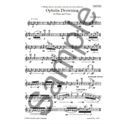 Giles Swayne: Ophelia Drowning (Flute Part)