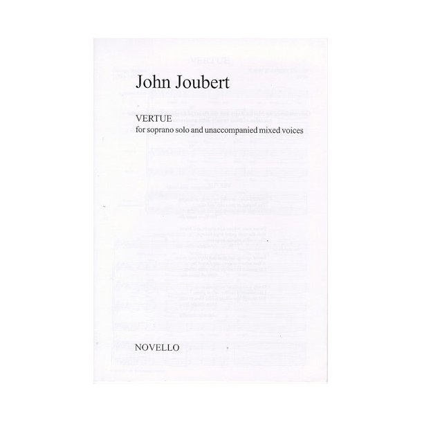 John Joubert: Vertue