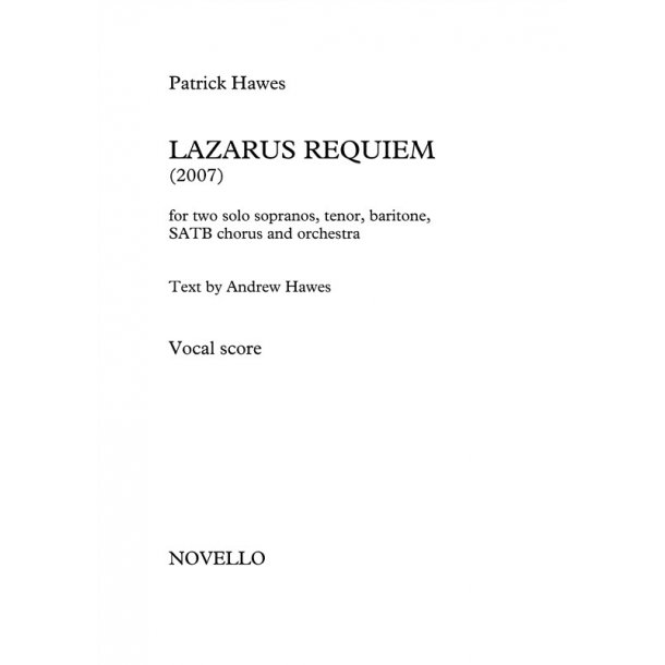 Patrick Hawes: Lazarus Requiem (Vocal Score)