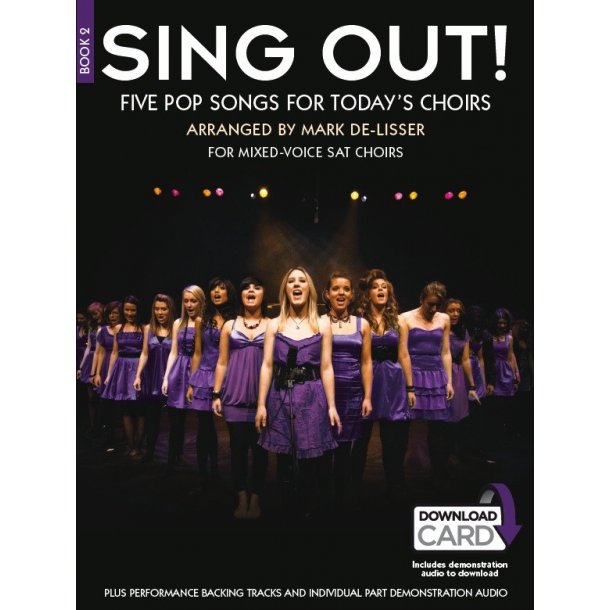 Sing Out! 5 Pop Songs For Today's Choirs - Book 2 (Book/Audio Download)