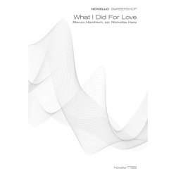 Marvin Hamlisch: What I did For Love (Novello Barbershop)