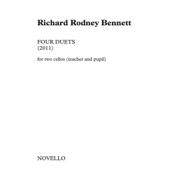 Richard Rodney Bennett: Four Duets For Two Cellos - Parts