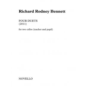 Richard Rodney Bennett: Four Duets For Two Cellos - Parts