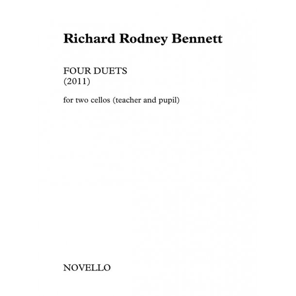 Richard Rodney Bennett: Four Duets For Two Cellos - Parts