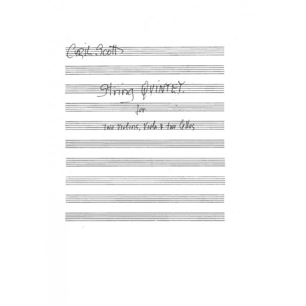 Cyril Scott: String Quintet for Two Violins, Viola, Two Cellos
