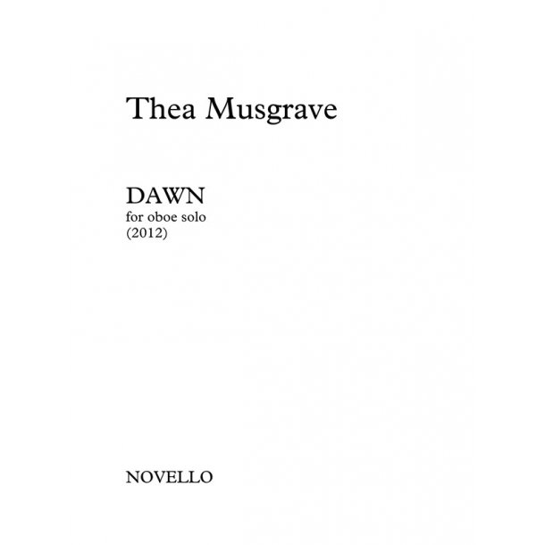 Thea Musgrave: Dawn (Oboe)