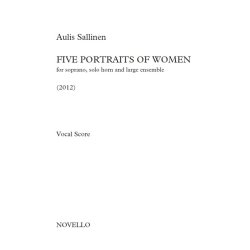 Aulis Sallinen: Five Portraits Of Women (Vocal Score)
