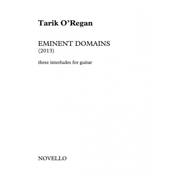 Tarik O'Regan: Eminent Domains