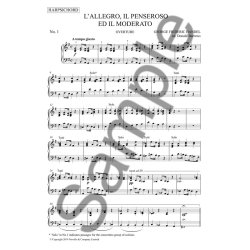 G.F. Handel (Ed. Donald Burrows) &ndash; L&rsquo;Allegro, Il Penseroso Ed Il Moderato (For Soloists, SATB Choir And Orchestra)  Continuo Separately