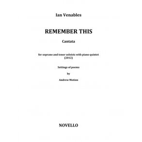 Ian Venables: Remember This (Piano/String Parts)