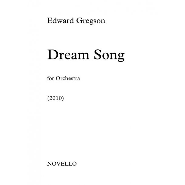 Edward Gregson: Dream Song (Score)