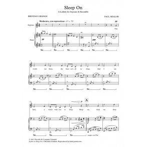 Paul Mealor: Sleep On (Vocal Score)