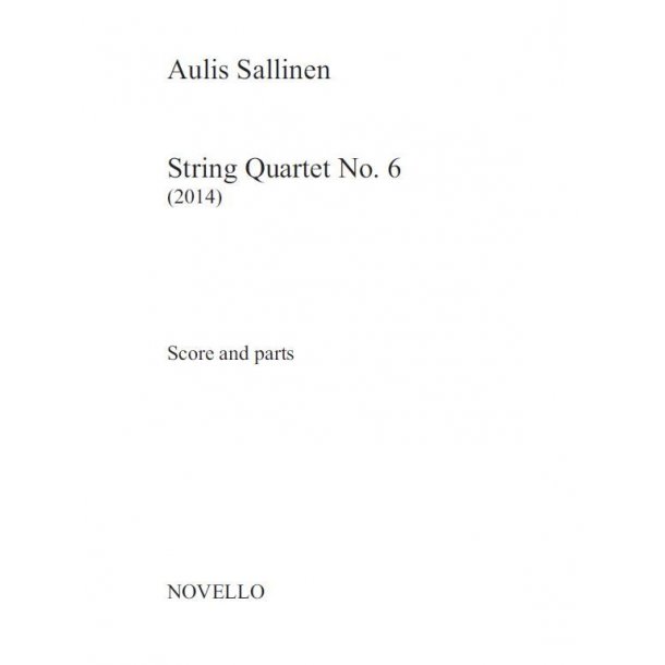 Aulis Sallinen: String Quartet No. 6 Op. 103 (Score And Parts)