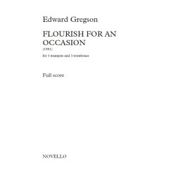 Edward Gregson: Flourish For An Occasion (Score/Parts)