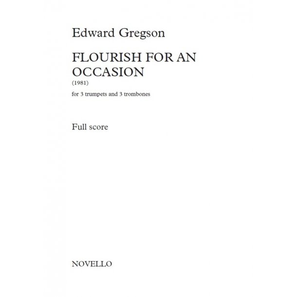 Edward Gregson: Flourish For An Occasion (Score/Parts)
