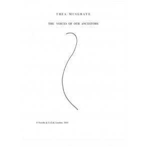 Thea Musgrave: The Voices Of Our Ancestors (Score/Parts)