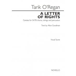 Tarik O'Regan: A Letter Of Rights (Vocal Score)