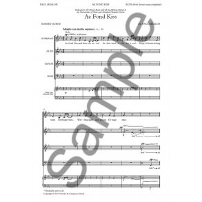 Paul Mealor: Ae Fond Kiss