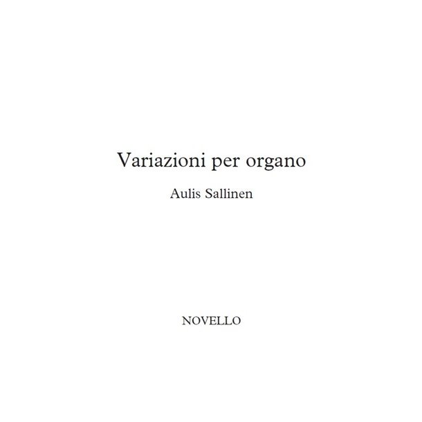 Aulis Sallinen: Variazioni Per Organo