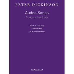 Peter Dickinson: Auden Songs (Soprano/Tenor & Piano)