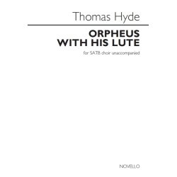 Thomas Hyde: Orpheus With His Lute