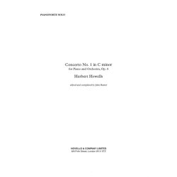 Herbert Howells: Piano Concerto No.1 (Piano Solo Part)