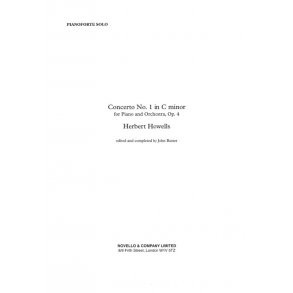Herbert Howells: Piano Concerto No.1 (Piano Solo Part)