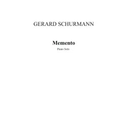 Gerard Schurmann: Memento