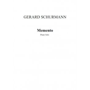 Gerard Schurmann: Memento
