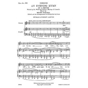 Henry Purcell: Evening Hymn On A Ground (Voice/Piano)