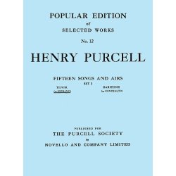 Henry Purcell: Fifteen Songs And Airs - Set 2 (Soprano Or Tenor)