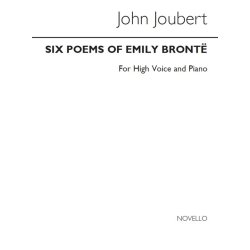 Joubert: Six Poems Of Emily Bronte for Soprano and Piano