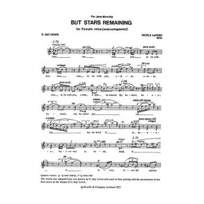 Nicola LeFanu: But Stars Remaining For Soprano Solo