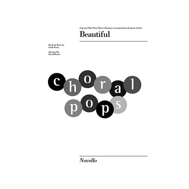 Christina Aguilera: Beautiful (SATB/Piano)