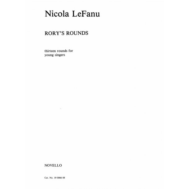 Lefanu Rory's Rounds For Young Singers
