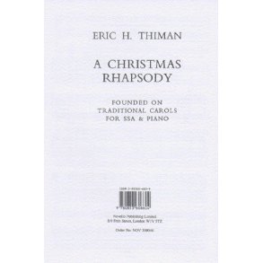 Eric Thiman: A Christmas Rhapsody