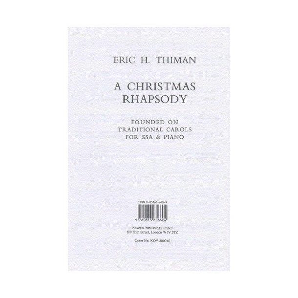 Eric Thiman: A Christmas Rhapsody