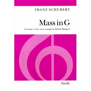 Franz Schubert: Mass In G Female Or Boys' Voices