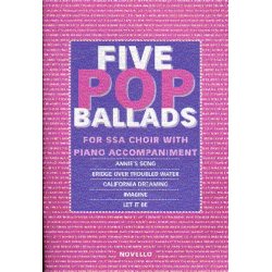 The Novello Youth Chorals: Five Pop Ballads (SSA)