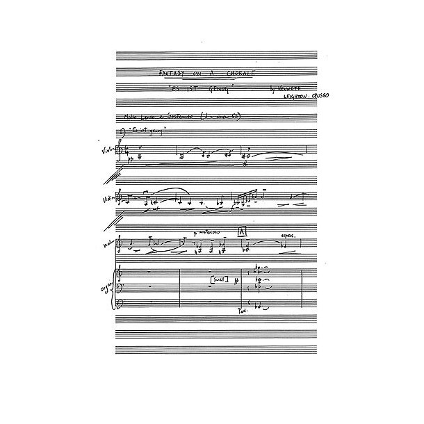 Kenneth Leighton: Fantasy On A Chorale Op.80