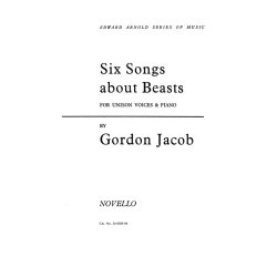 Jacob: Six Songs About Beasts for Unison Voices