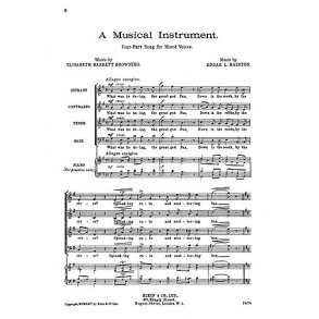 Edgar Bainton: A Musical Instrument