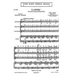 Scott: Lullaby for SSA and piano acc.