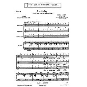 Scott: Lullaby for SSA and piano acc.