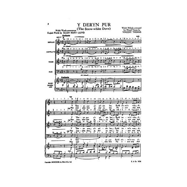 Thomas Snow White Dove Satb