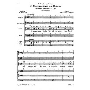 Reginald Johnson: In The Summertime On Bredon