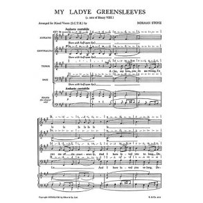 Stone, Norman My Ladye Greensleeves Satb