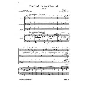 Deale, E The Lark In The Clear Air Ttb/Piano