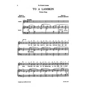 Baynon: To A Lambkin for Unison Chorus